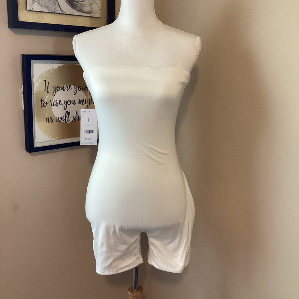 AKIRA Large White Romper